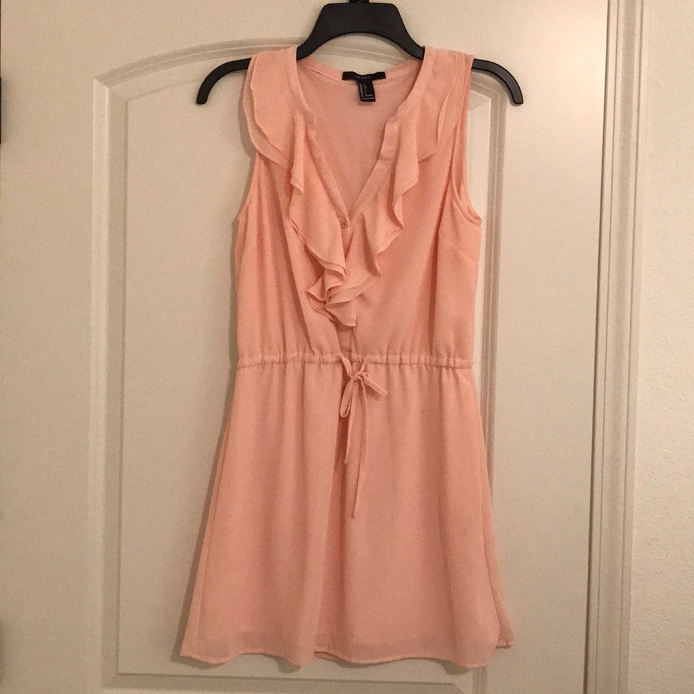 Peach summer dress